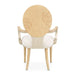 AICO Furniture Camellia Field Arm Chair (Set of 2) in Caramel - Visions in Furniture (La Mirada, CA)