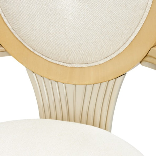 AICO Furniture Camellia Field Arm Chair (Set of 2) in Caramel - Visions in Furniture (La Mirada, CA)