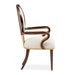 AICO Furniture Camellia Field Arm Chair (Set of 2) in Warm Pecan - Visions in Furniture (La Mirada, CA)