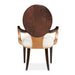AICO Furniture Camellia Field Arm Chair (Set of 2) in Warm Pecan - Visions in Furniture (La Mirada, CA)