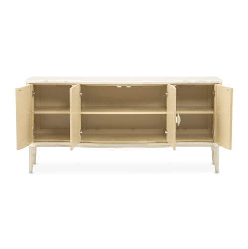 AICO Furniture Camellia Field Sideboard in Caramel - Visions in Furniture (La Mirada, CA)