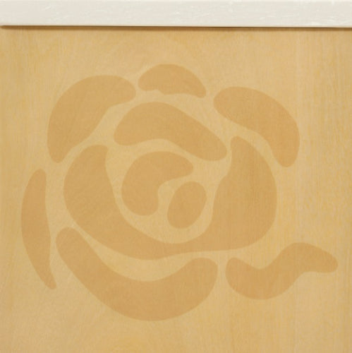 AICO Furniture Camellia Field Nightstand in Caramel - Visions in Furniture (La Mirada, CA)
