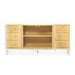 AICO Furniture Camellia Field Dresser in Caramel - Visions in Furniture (La Mirada, CA)