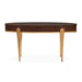AICO Furniture Camellia Field Vanity Desk in Warm Pecan - Visions in Furniture (La Mirada, CA)