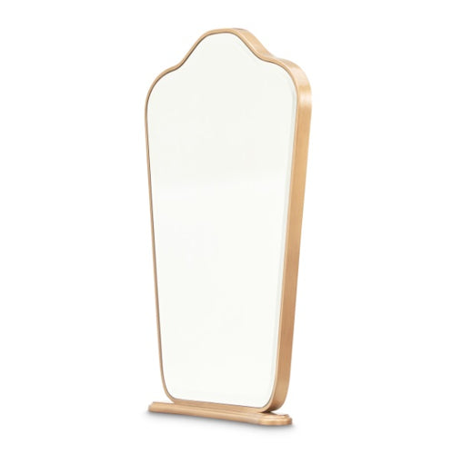 AICO Furniture Camellia Field Vanity Mirror in Warm Pecan - Visions in Furniture (La Mirada, CA)