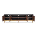 AICO Furniture Camellia Field Media Cabinet in Warm Pecan - Visions in Furniture (La Mirada, CA)