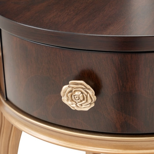 AICO Furniture Camellia Field End Table in Warm Pecan - Visions in Furniture (La Mirada, CA)