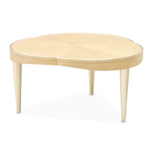 AICO Furniture Camellia Field Cocktail Table in Caramel - Visions in Furniture (La Mirada, CA)