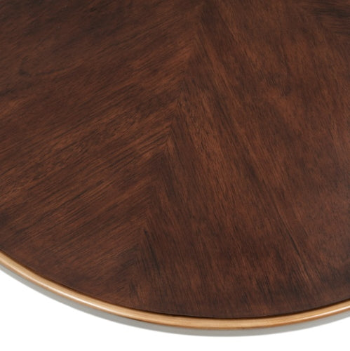 AICO Furniture Camellia Field Cocktail Table in Warm Pecan - Visions in Furniture (La Mirada, CA)