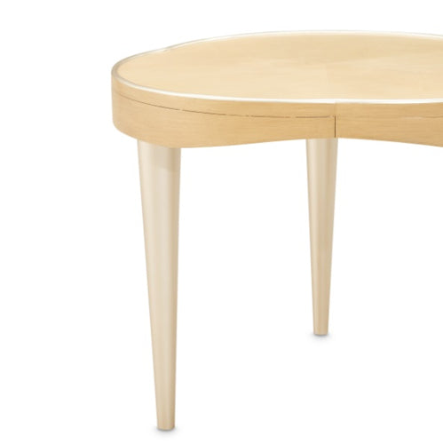 AICO Furniture Camellia Field End Table in Caramel - Visions in Furniture (La Mirada, CA)