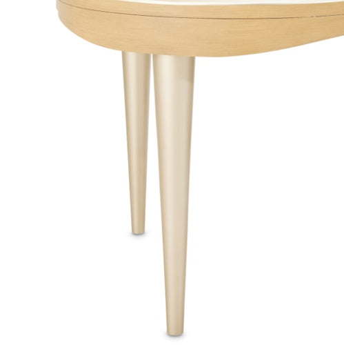 AICO Furniture Camellia Field End Table in Caramel - Visions in Furniture (La Mirada, CA)