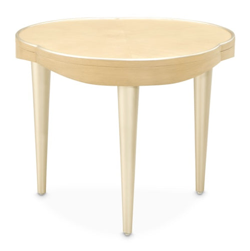 AICO Furniture Camellia Field End Table in Caramel - Visions in Furniture (La Mirada, CA)