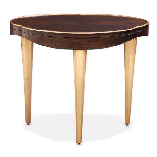 AICO Furniture Camellia Field End Table in Warm Pecan - Visions in Furniture (La Mirada, CA)
