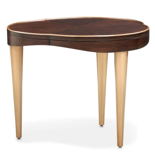 AICO Furniture Camellia Field End Table in Warm Pecan - Visions in Furniture (La Mirada, CA)