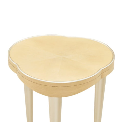 AICO Furniture Camellia Field Chairside Table in Caramel - Visions in Furniture (La Mirada, CA)
