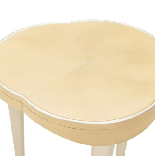 AICO Furniture Camellia Field Chairside Table in Caramel - Visions in Furniture (La Mirada, CA)