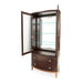 AICO Furniture Camellia Field Display Cabinet in Warm Pecan - Visions in Furniture (La Mirada, CA)