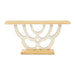 AICO Furniture Camellia Field Console Table in Caramel - Visions in Furniture (La Mirada, CA)