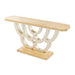 AICO Furniture Camellia Field Console Table in Caramel - Visions in Furniture (La Mirada, CA)