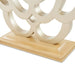 AICO Furniture Camellia Field Console Table in Caramel - Visions in Furniture (La Mirada, CA)