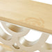 AICO Furniture Camellia Field Console Table in Caramel - Visions in Furniture (La Mirada, CA)
