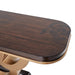 AICO Furniture Camellia Field Console Table in Warm Pecan - Visions in Furniture (La Mirada, CA)
