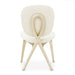 AICO Furniture Camellia Field Vanity Chair in Caramel - Visions in Furniture (La Mirada, CA)