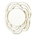 AICO Furniture Camellia Field Wall Mirror in Warm Pecan - Visions in Furniture (La Mirada, CA)