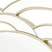 AICO Furniture Camellia Field Wall Mirror in Warm Pecan - Visions in Furniture (La Mirada, CA)