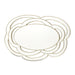 AICO Furniture Camellia Field Wall Mirror in Warm Pecan image