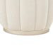 AICO Furniture Camellia Field Round Bench in Caramel - Visions in Furniture (La Mirada, CA)