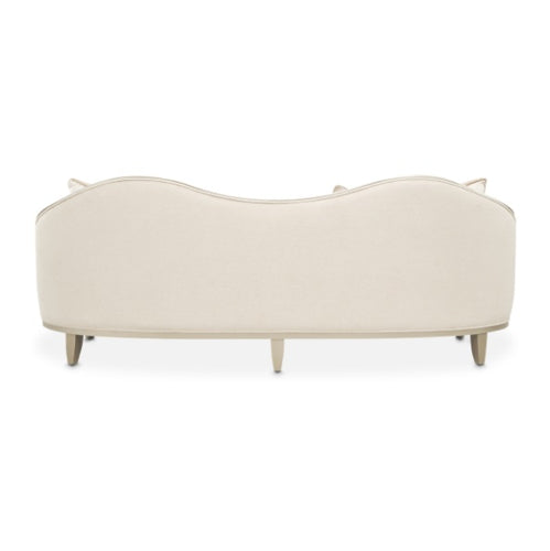 AICO Furniture Camellia Field Sofa Cornsilk in Caramel - Visions in Furniture (La Mirada, CA)