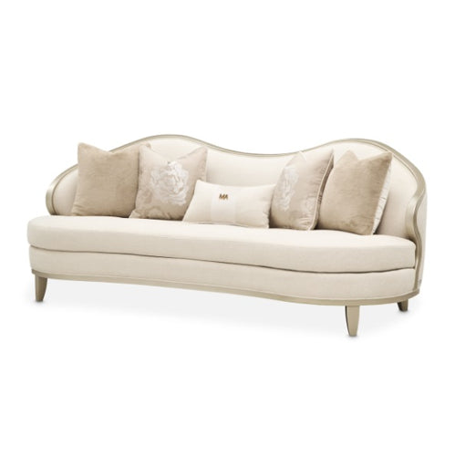 AICO Furniture Camellia Field Sofa Cornsilk in Caramel - Visions in Furniture (La Mirada, CA)