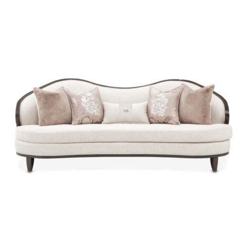AICO Furniture Camellia Field Sofa in Warm Pecan - Visions in Furniture (La Mirada, CA)
