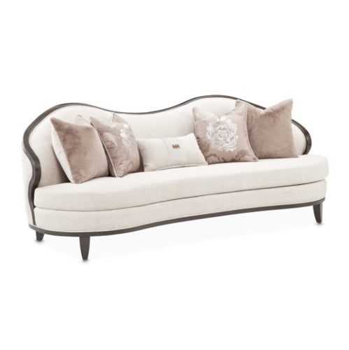 AICO Furniture Camellia Field Sofa in Warm Pecan - Visions in Furniture (La Mirada, CA)