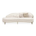 AICO Furniture Camellia Field Asymmetrical Sofa in Caramel - Visions in Furniture (La Mirada, CA)