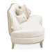 AICO Furniture Camellia Field Asymmetrical Sofa in Caramel - Visions in Furniture (La Mirada, CA)