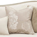 AICO Furniture Camellia Field Asymmetrical Sofa in Caramel - Visions in Furniture (La Mirada, CA)