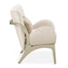 AICO Furniture Camellia Field Accent Chair Ivory in Caramel - Visions in Furniture (La Mirada, CA)