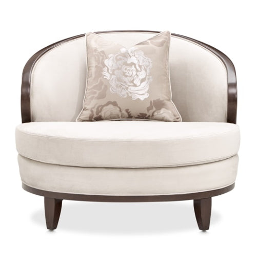 AICO Furniture Camellia Field Matching Chair in Warm Pecan - Visions in Furniture (La Mirada, CA)