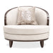 AICO Furniture Camellia Field Matching Chair in Warm Pecan - Visions in Furniture (La Mirada, CA)