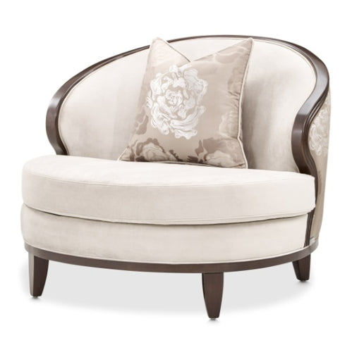 AICO Furniture Camellia Field Matching Chair in Warm Pecan - Visions in Furniture (La Mirada, CA)