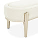 AICO Furniture Camellia Field Bench in Caramel - Visions in Furniture (La Mirada, CA)