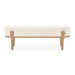 AICO Furniture Camellia Field Bench in Warm Pecan - Visions in Furniture (La Mirada, CA)