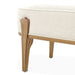 AICO Furniture Camellia Field Bench in Warm Pecan - Visions in Furniture (La Mirada, CA)