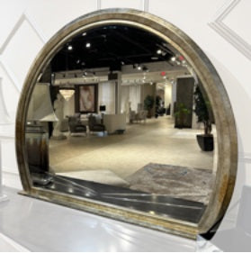 AICO Furniture Fantosini Dresser Mirror in Silver Mist image