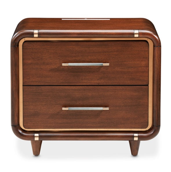 AICO Furniture Mason Park Nightstand in Umber - Visions in Furniture (La Mirada, CA)
