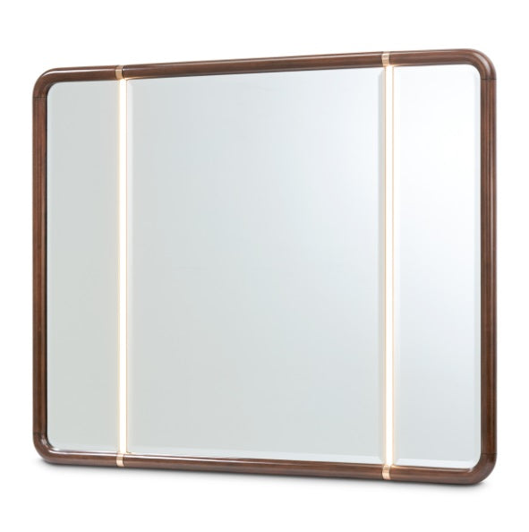AICO Furniture Mason Park Dresser Mirror in Umber - Visions in Furniture (La Mirada, CA)