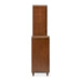 AICO Furniture Mason Park Offset Chest with Storage Mirror in Umber - Visions in Furniture (La Mirada, CA)