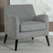 Charlie Upholstered Accent Chair with Reversible Seat Cushion - Visions in Furniture (La Mirada, CA)